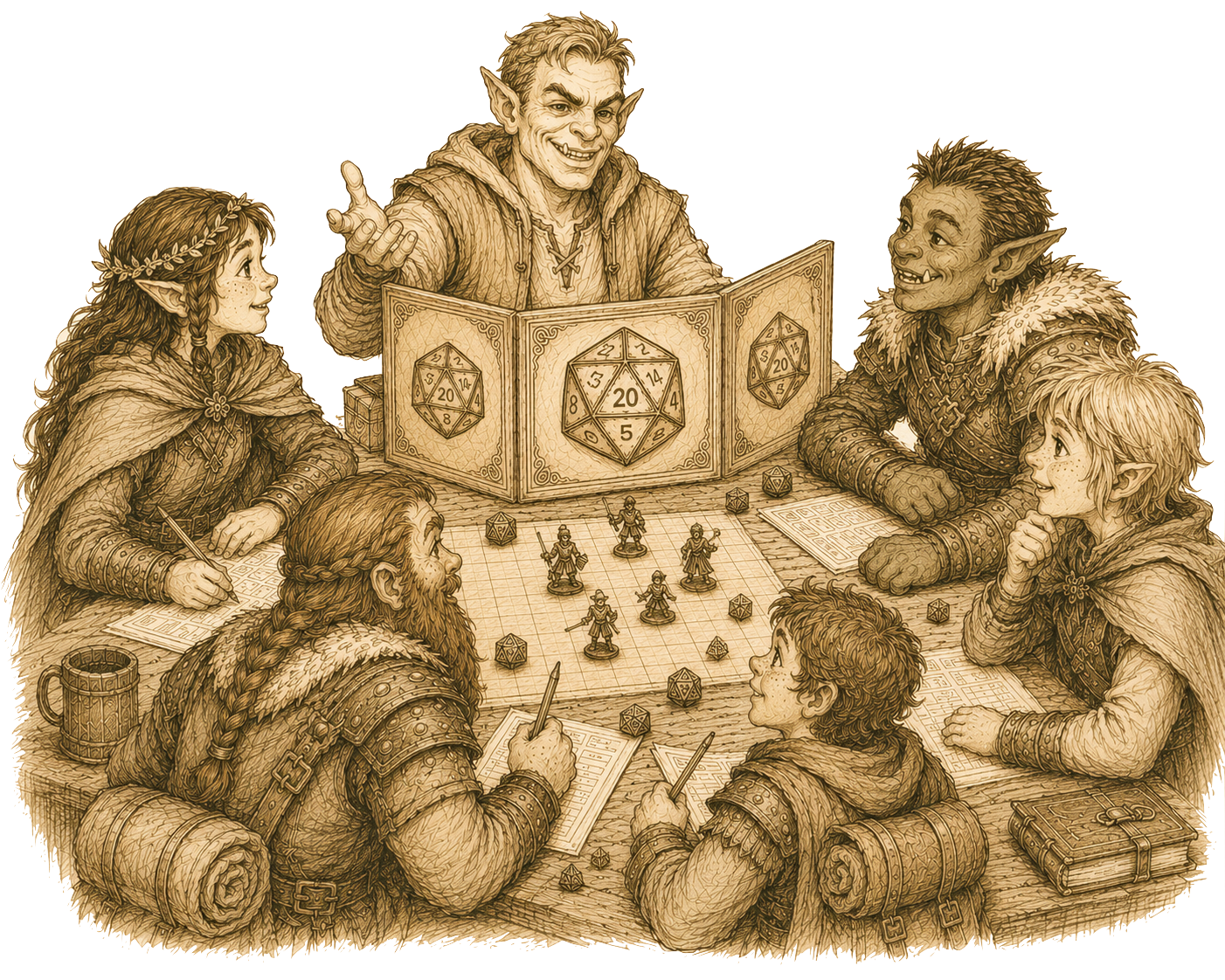 SparkForge table scene